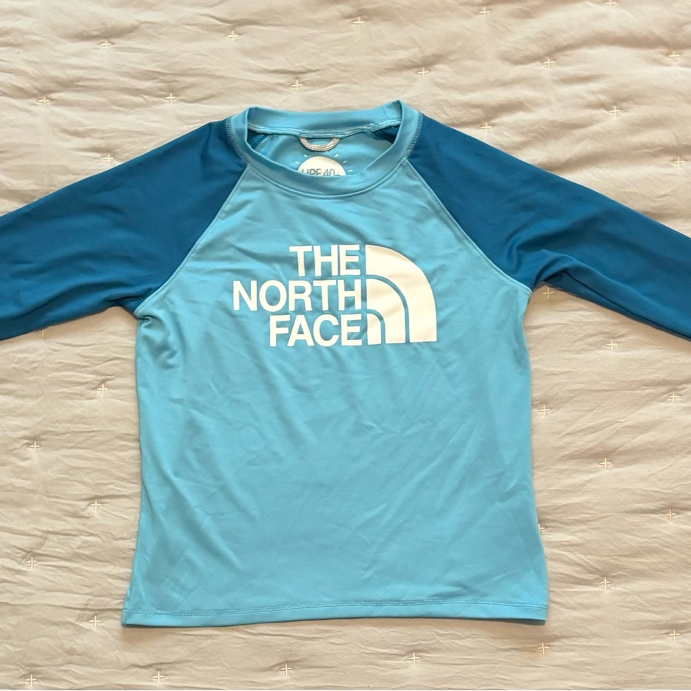 The North Face Blue Long Sleeve Swim Shirt